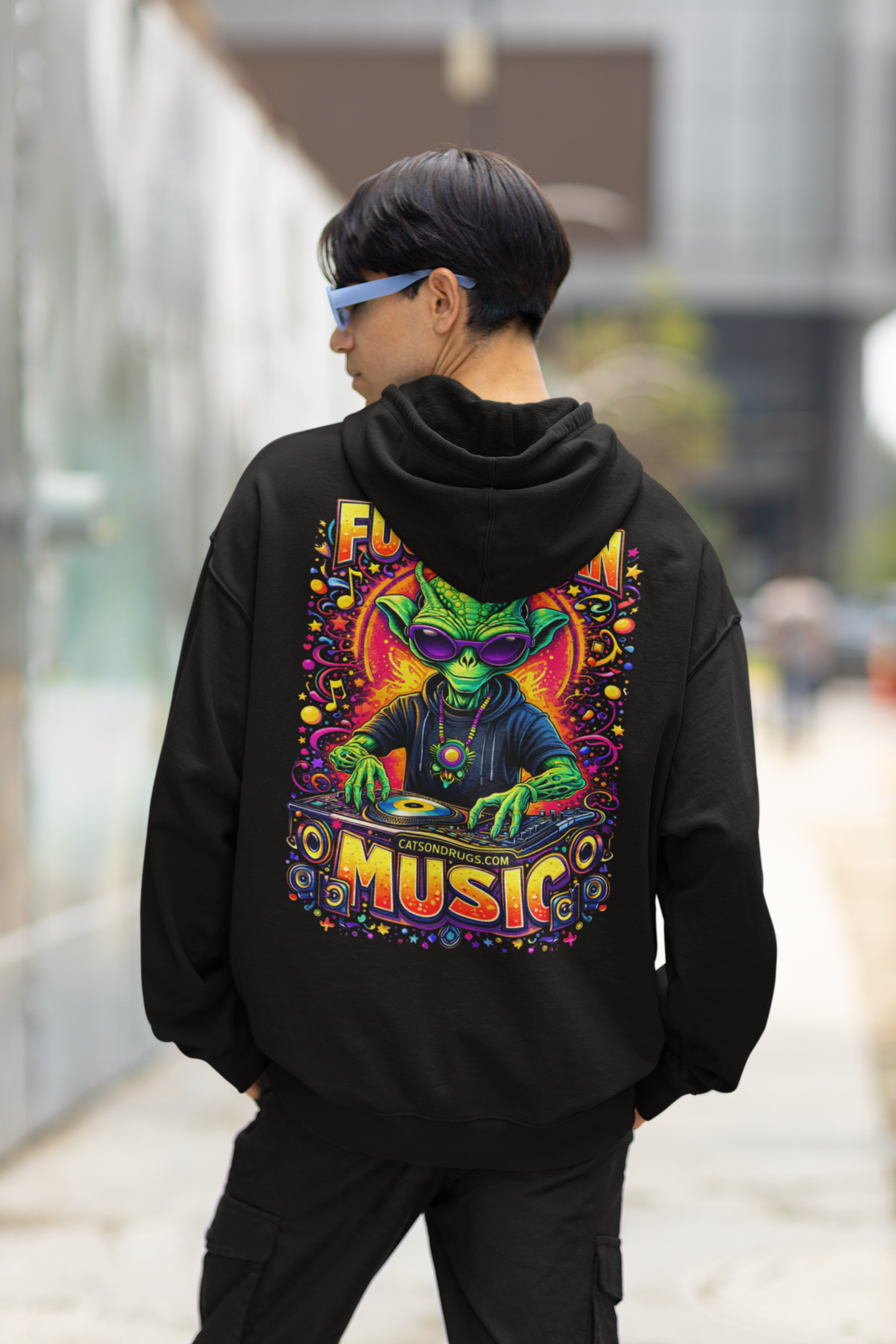 Trippy Hoodie | Psychedelic Alien