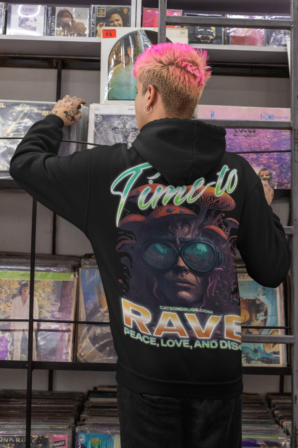 Time to Rave | EDM Hoodie