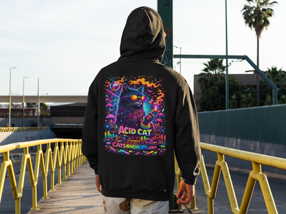Acid Hoodie | Psychedelic Acid Cat