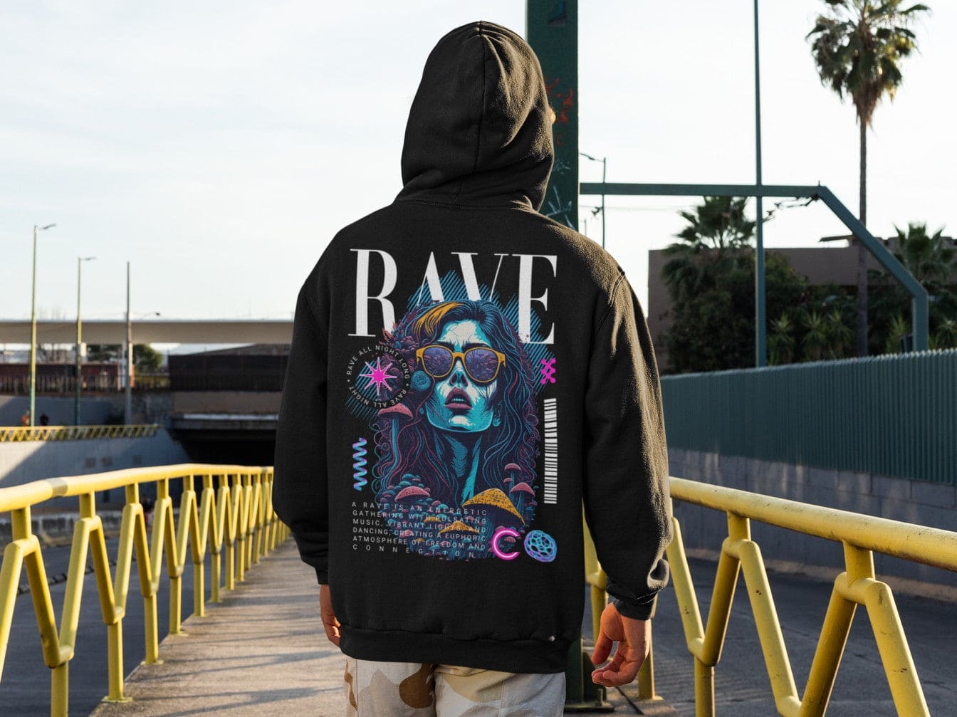 Rave Cover Girl | EDM Hoodie