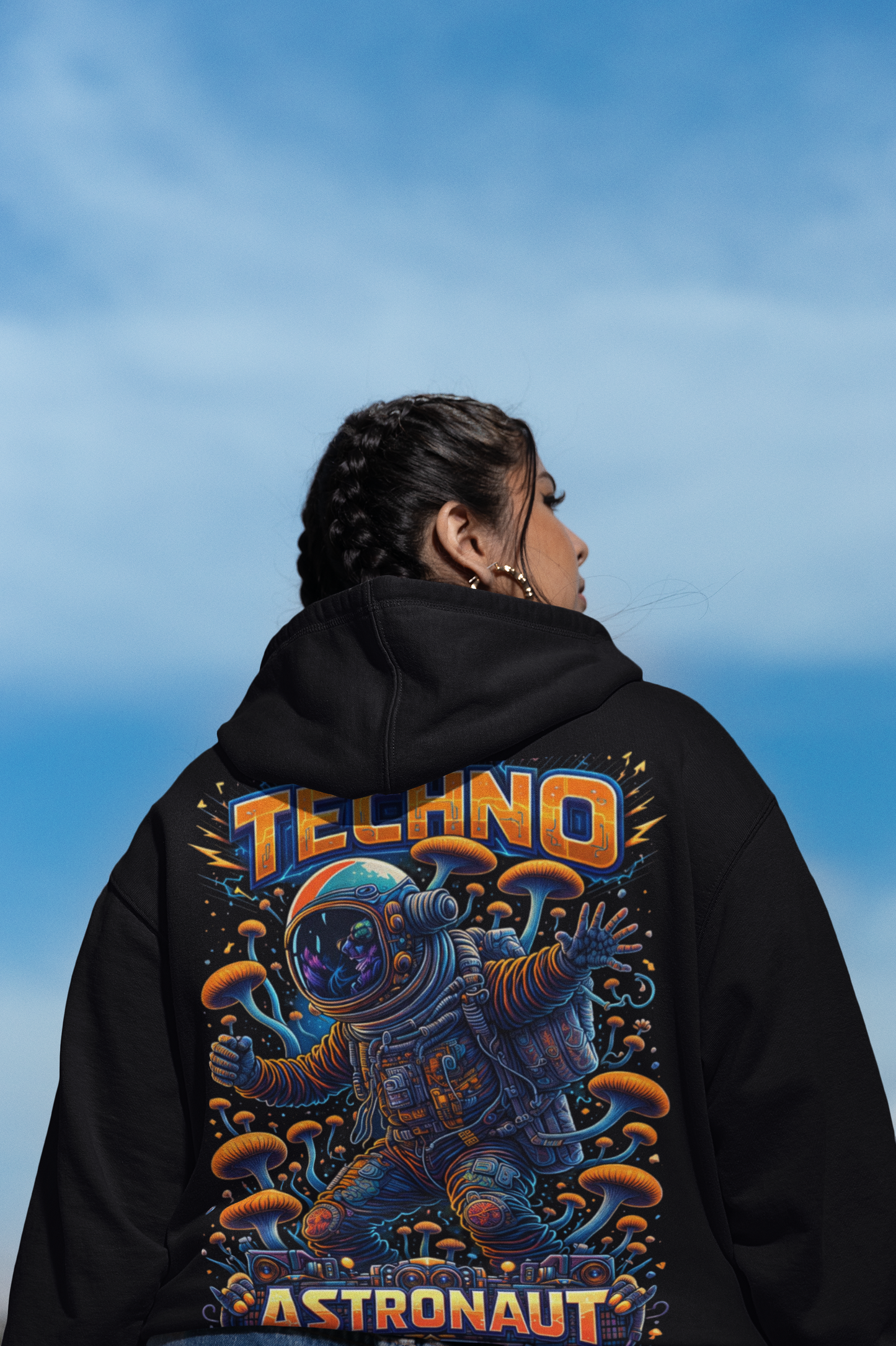 Festival Hoodie | Techno Astronaut