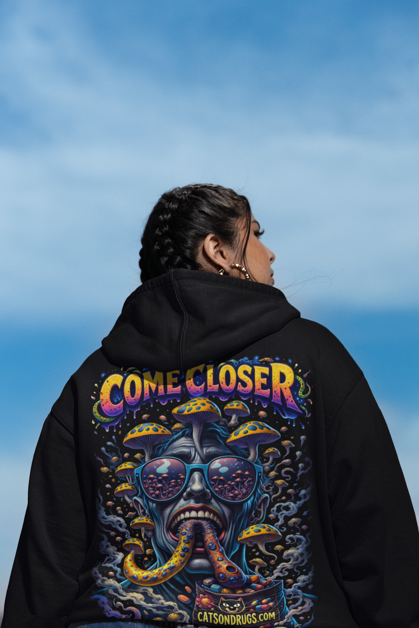 Trippy Hoodie | Come Closer My Friend