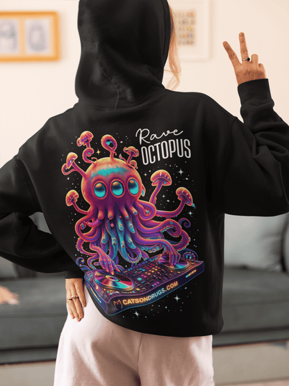 Trippy Hoodie | Rave Octopus