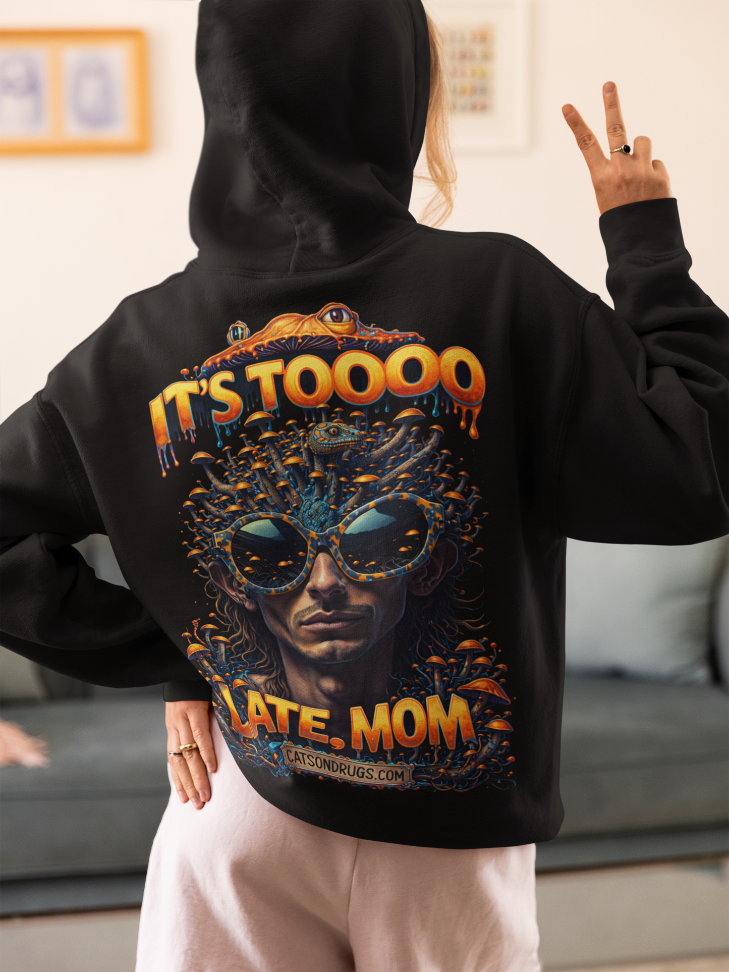 Underground Hoodie | It's too late Mom