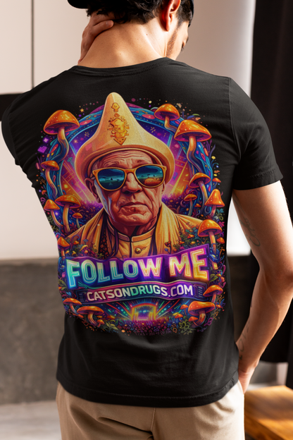 Follow Me Pope | Psychedelic T-Shirt