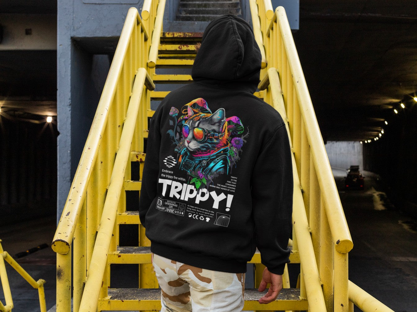 Trippy Cat | Trippy Hoodie