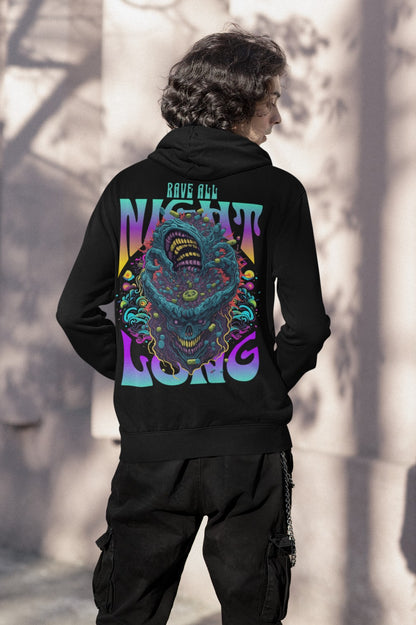 Rave all Night Long | Trance Hoodie