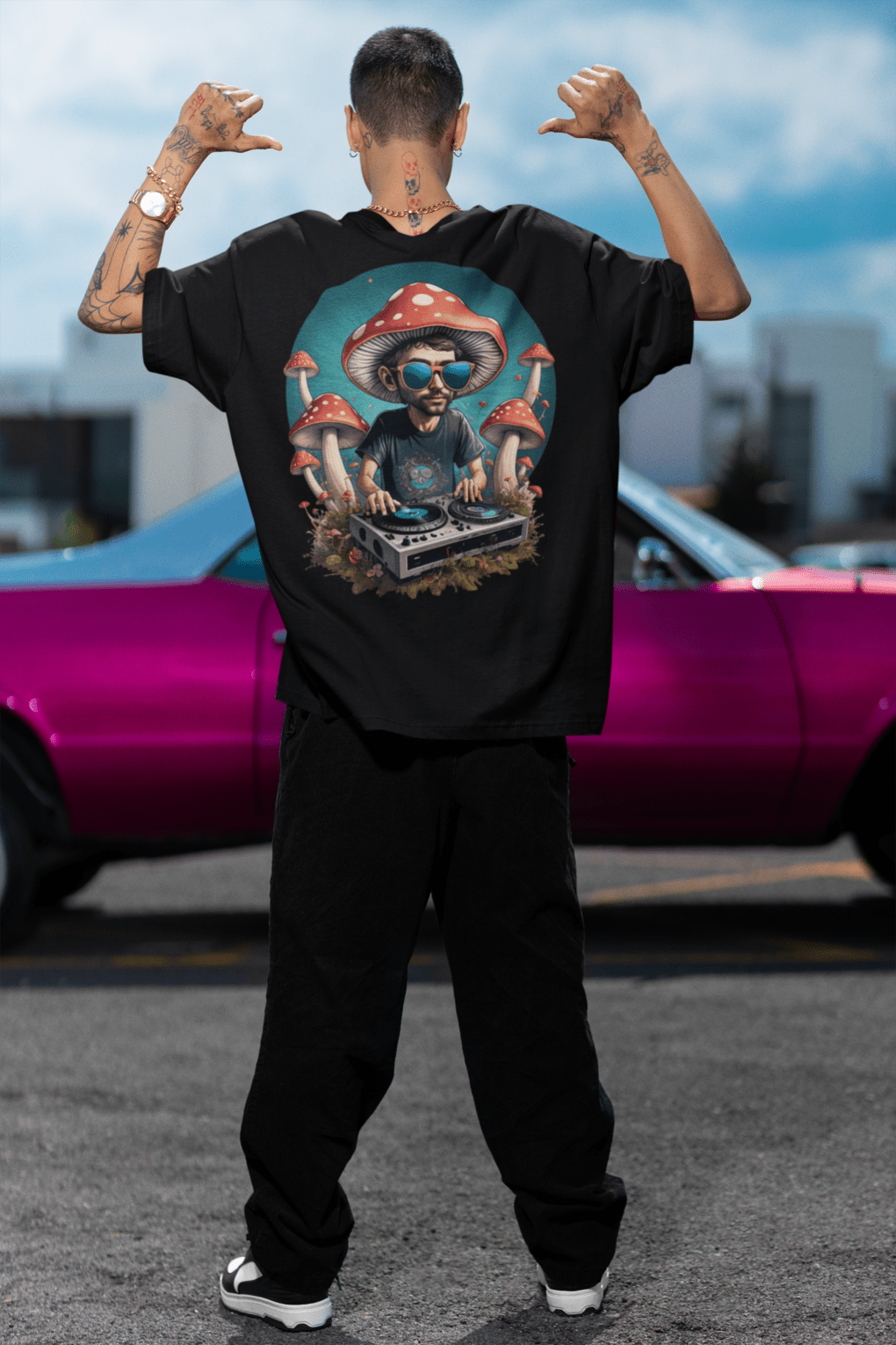 DJ psicodélico - Camiseta unisex