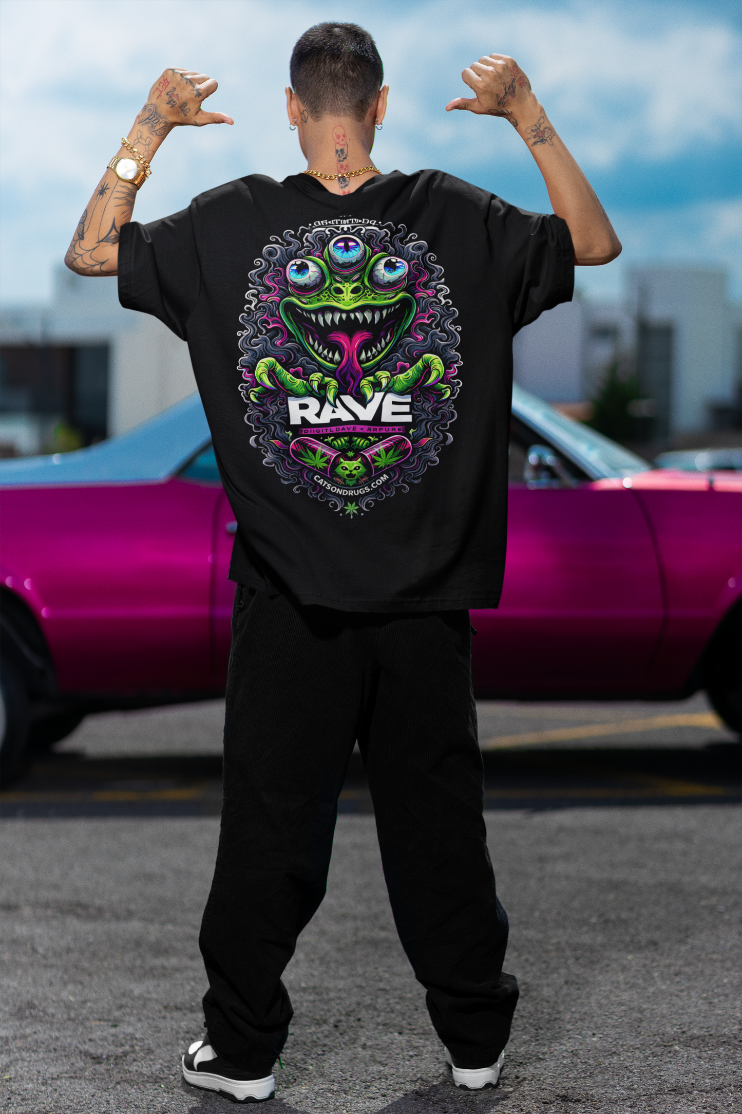 Club Night Frog | Rave T-Shirt