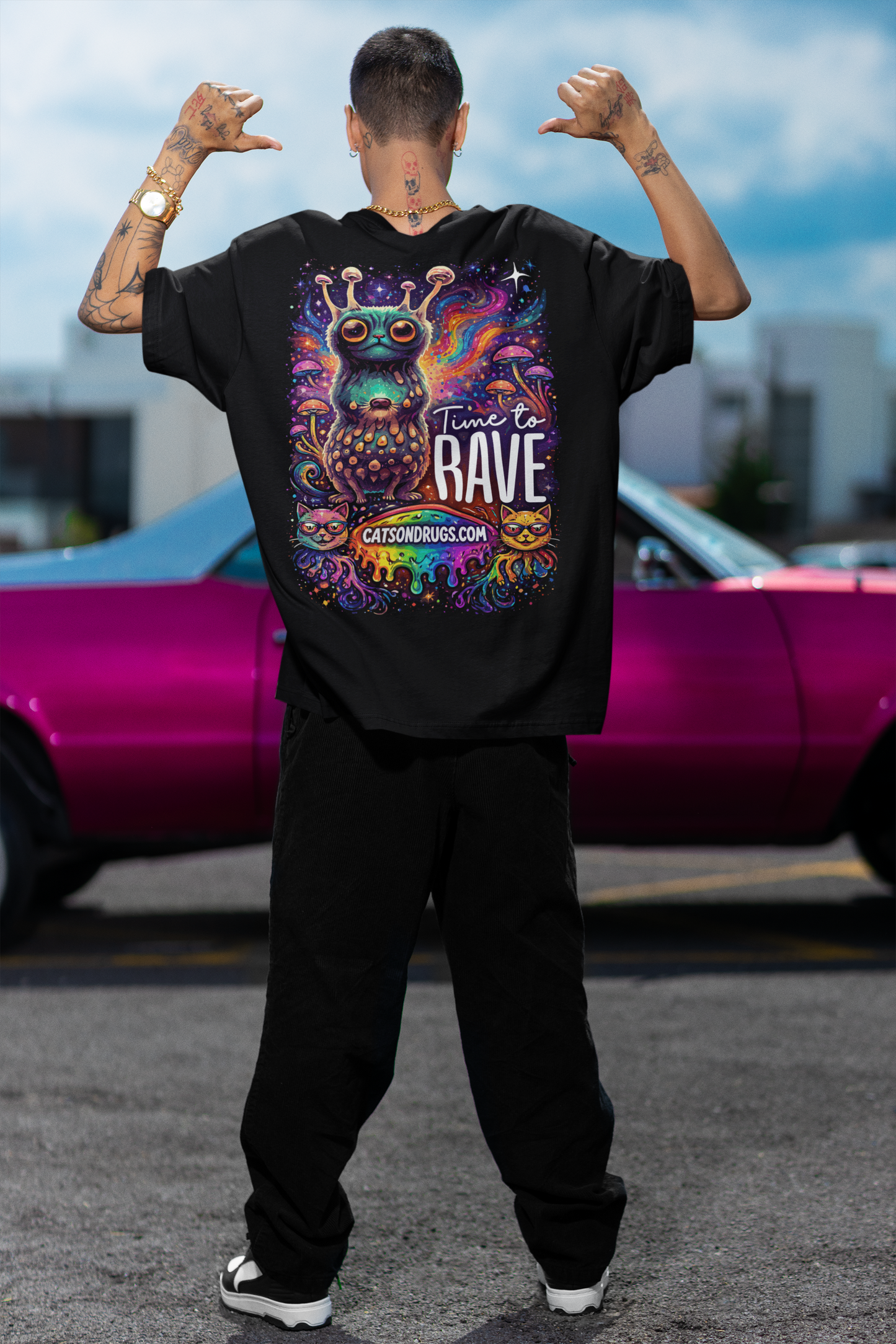 EDM T-Shirt | Time to Rave Organism