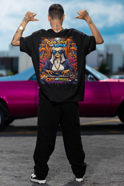 Psychedelic T-Shirt | Techno Nun