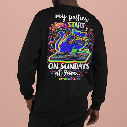 Trance Sweatshirt | Techno Cat