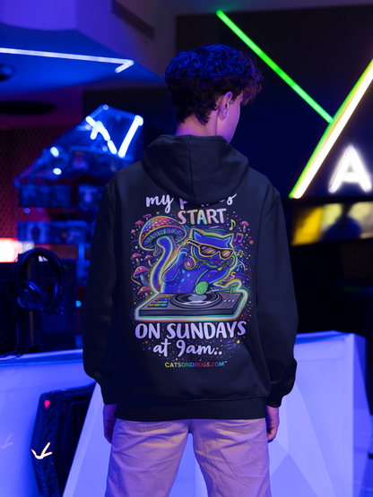 Festival Hoodie | Sunday Techno Cat