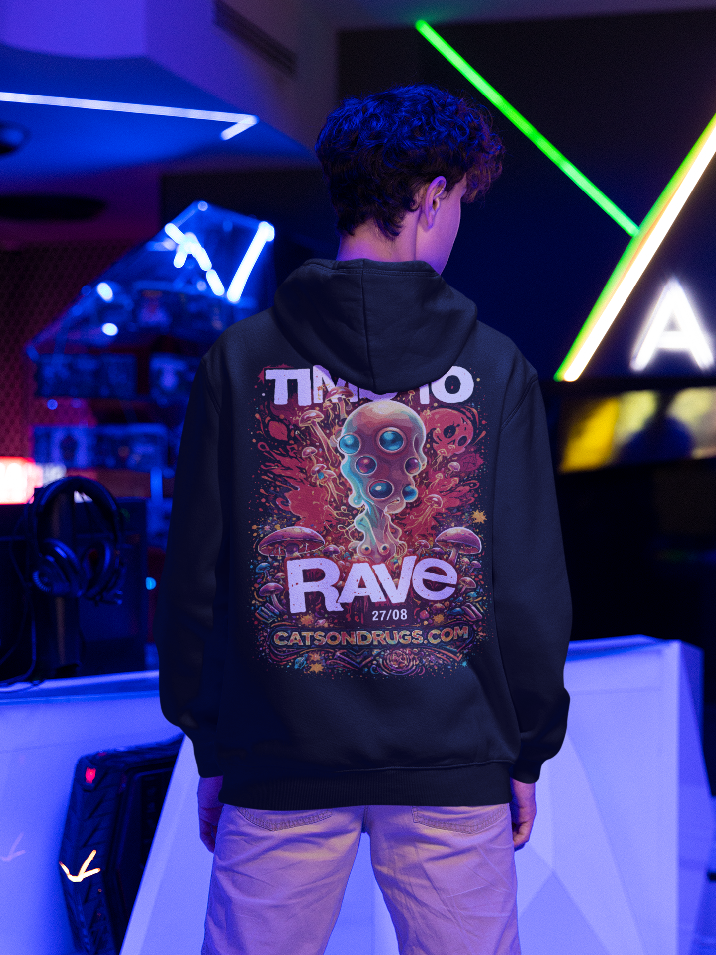 Rave Hoodie | Time to Rave