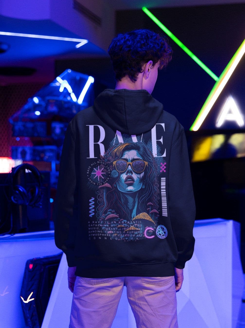 Rave Cover Girl | EDM Hoodie