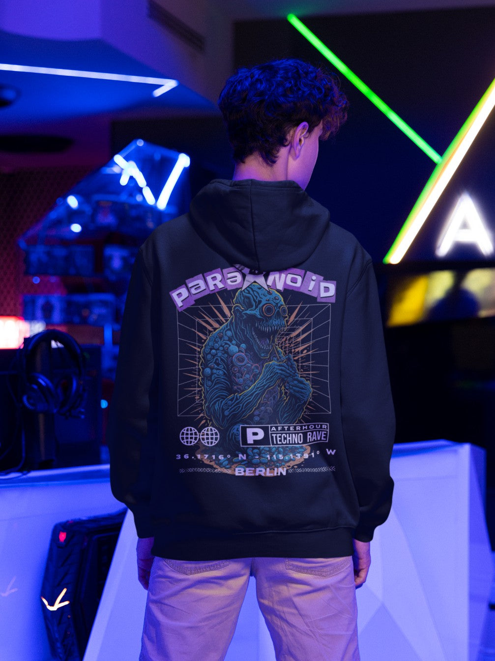 Paranoid Organism | Acid Hoodie