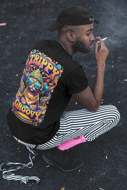 Psychedelic T-Shirt | Trippy & Groovy Cat