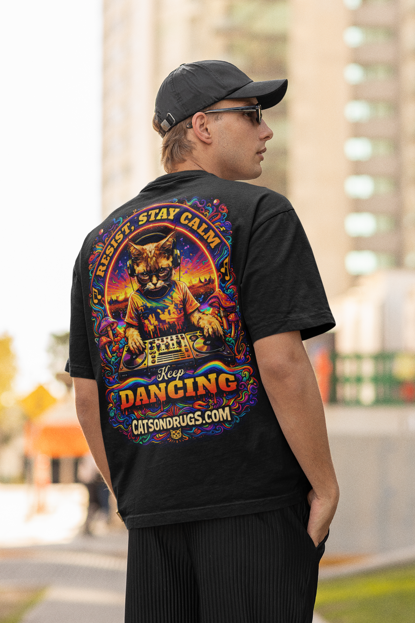 Rave T-Shirt | Resist, Stay Calm & Keep Dancing