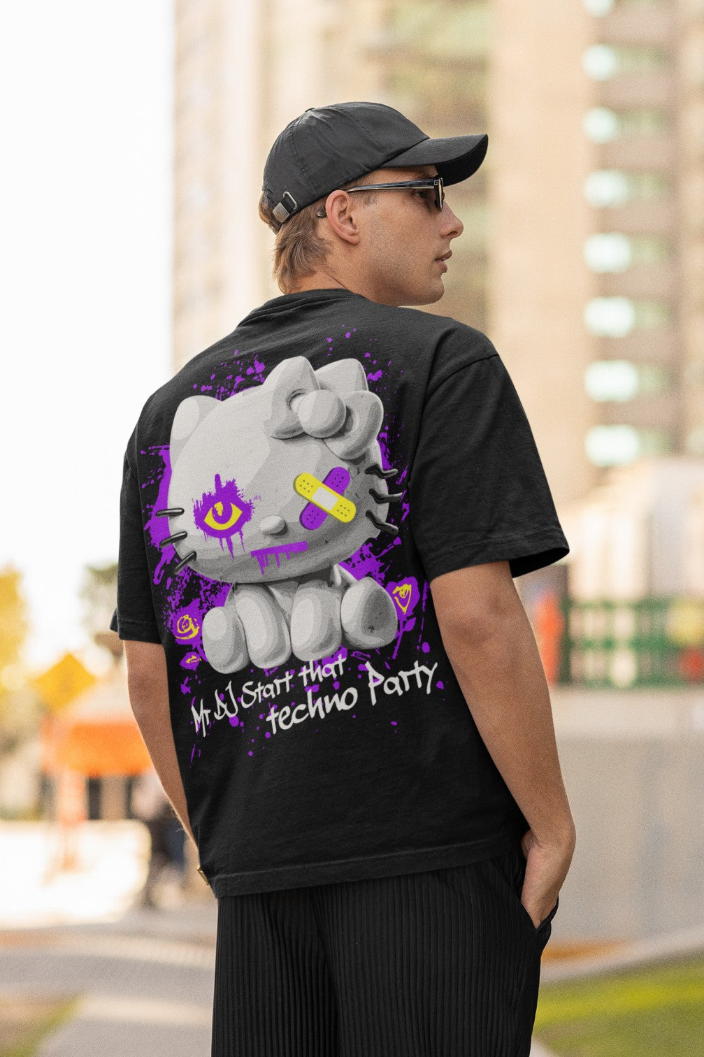 Techno Cat | Camiseta EDM