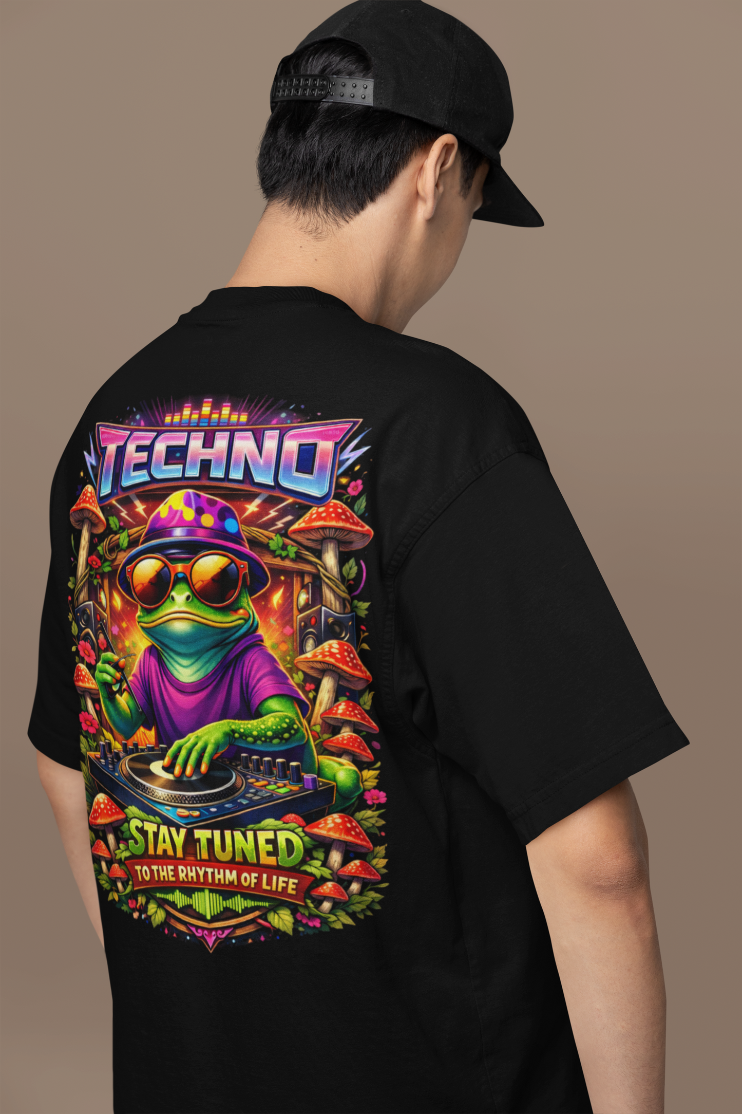 Psychedelic T-Shirt | Techno Frog
