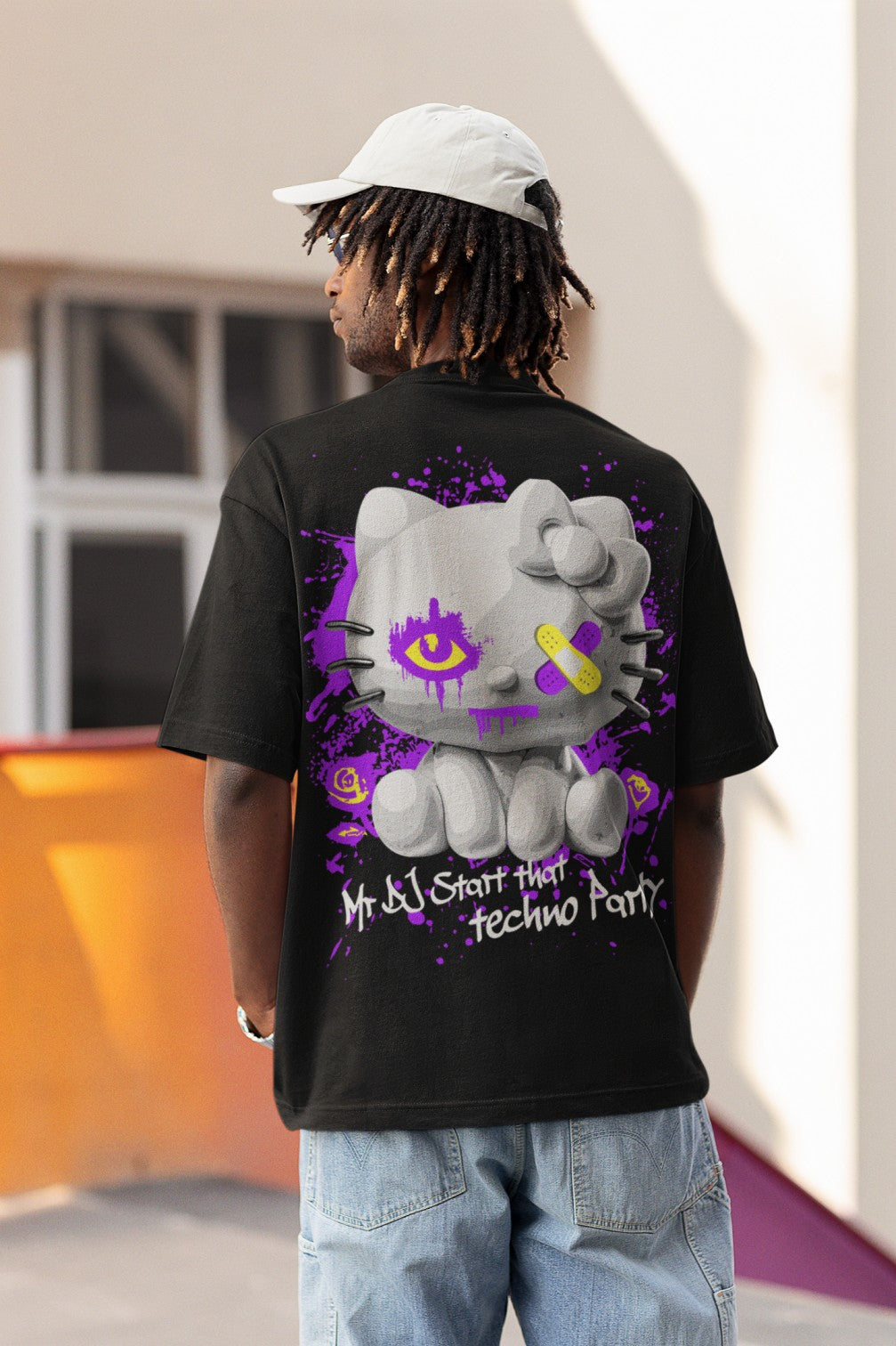 Techno Cat | Camiseta EDM