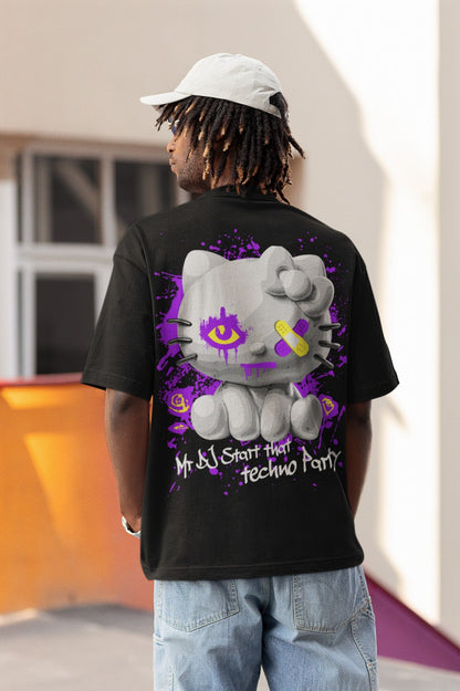 Techno Cat | Camiseta EDM