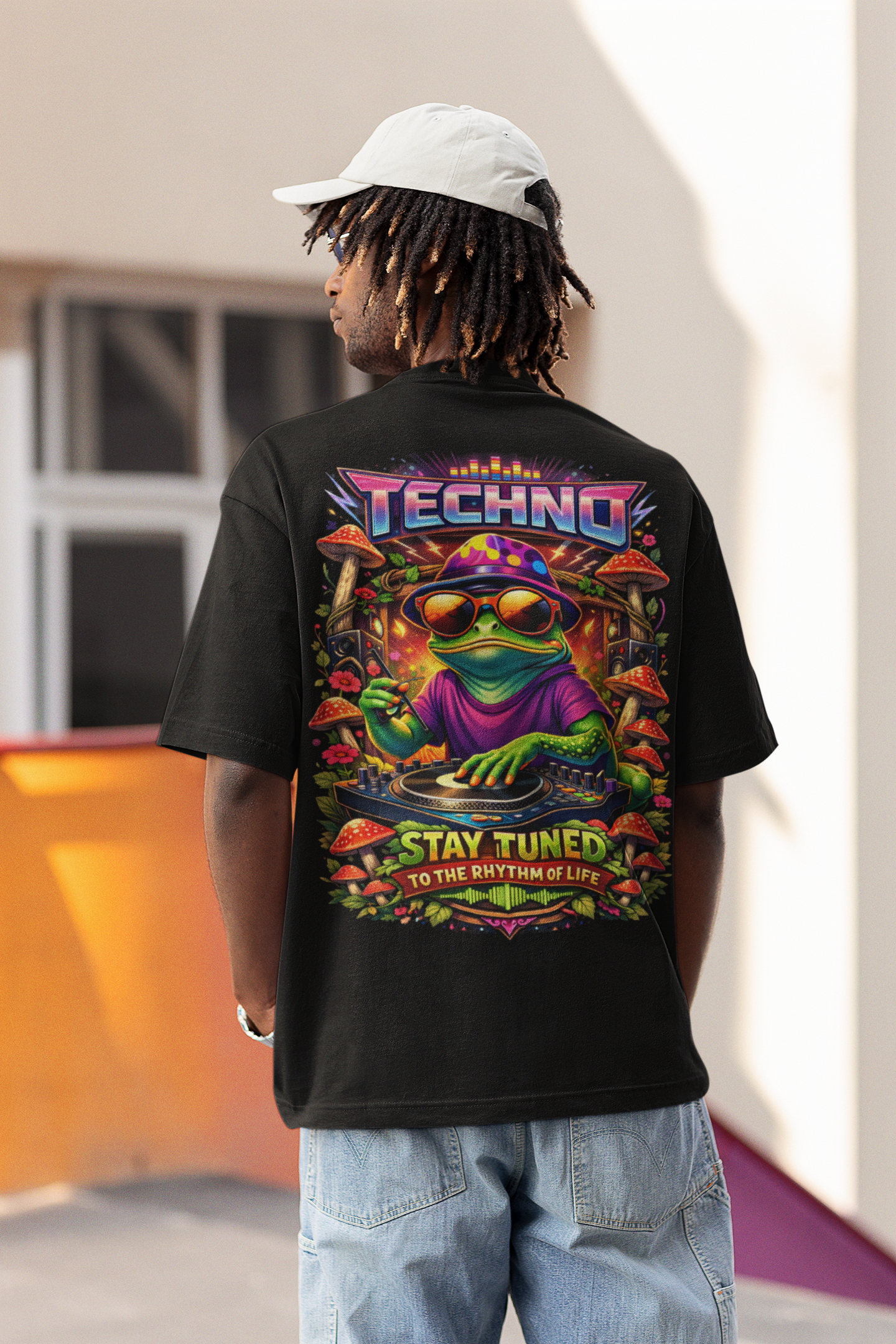 Psychedelic T-Shirt | Techno Frog