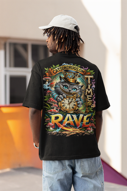 EDM T-Shirt | Time to Rave Cat