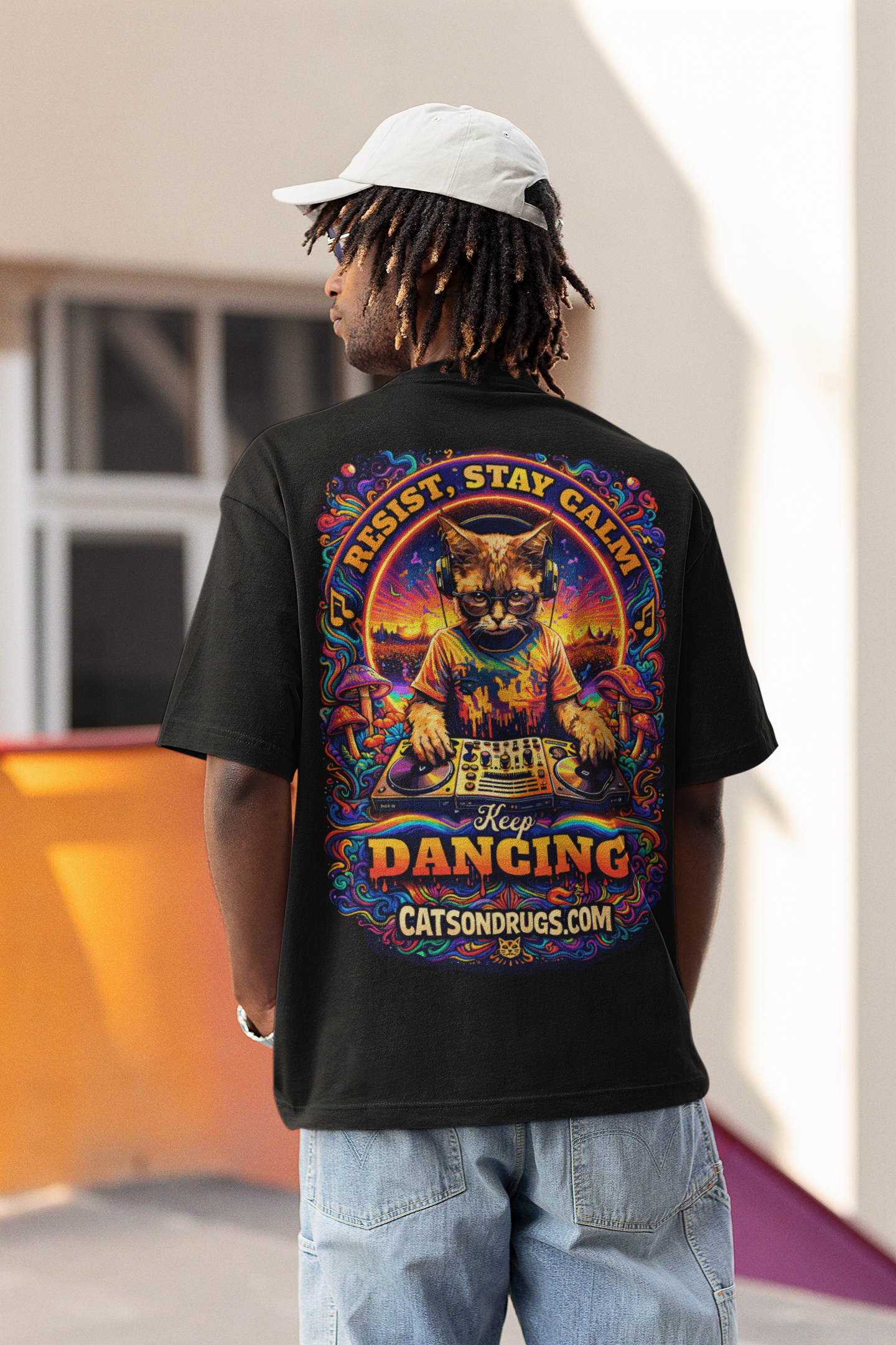 Rave T-Shirt | Resist, Stay Calm & Keep Dancing