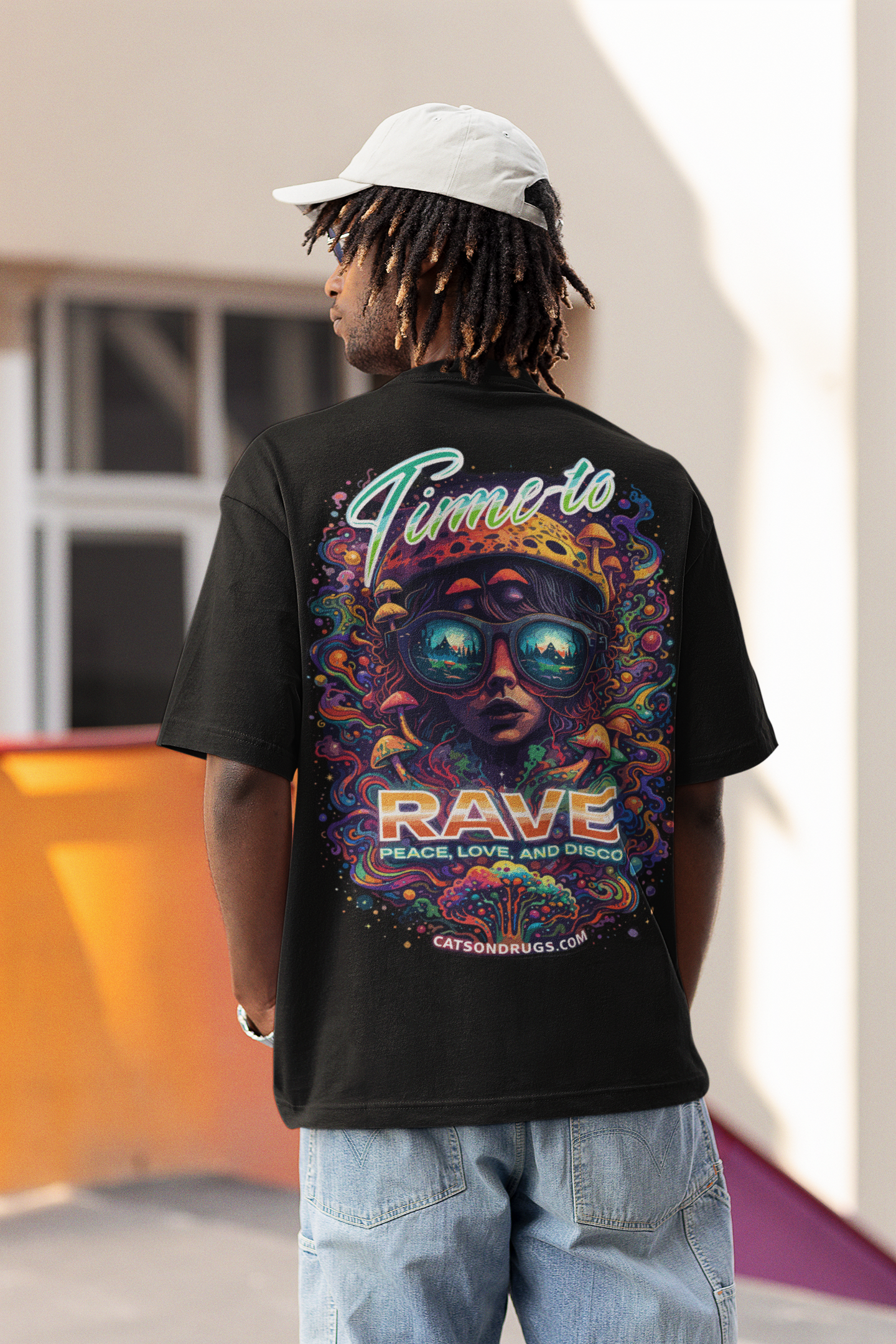 Techno T-Shirt | Time to Rave Organism