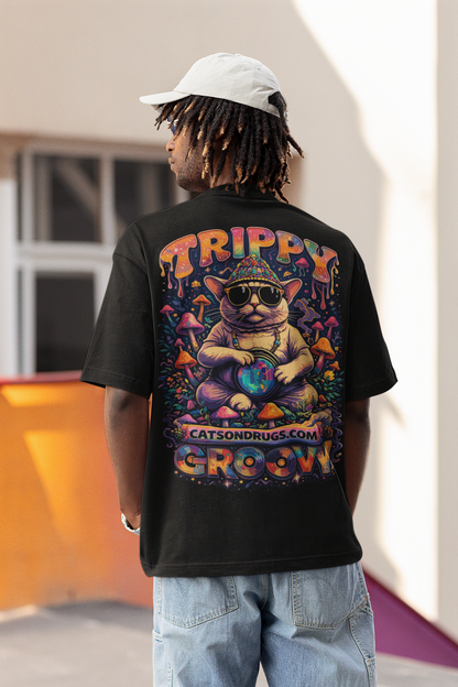 Psychedelic T-Shirt | Trippy & Groovy Cat