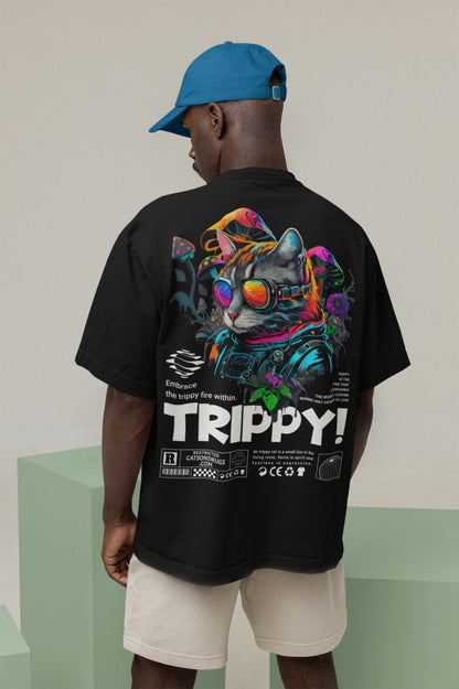 Trippy Cat | Camiseta Psicodélica