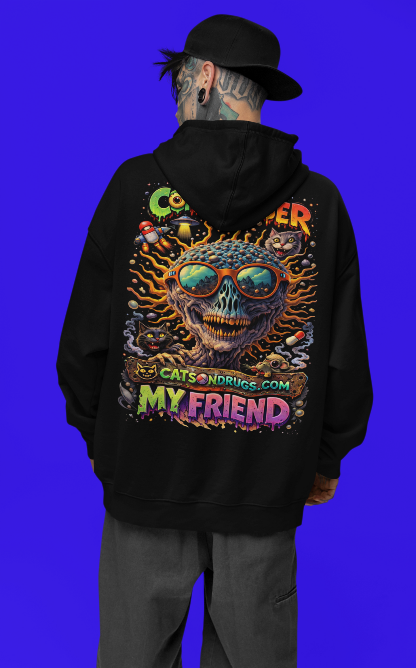 Psychedelic Hoodie | Come Closer My Friend