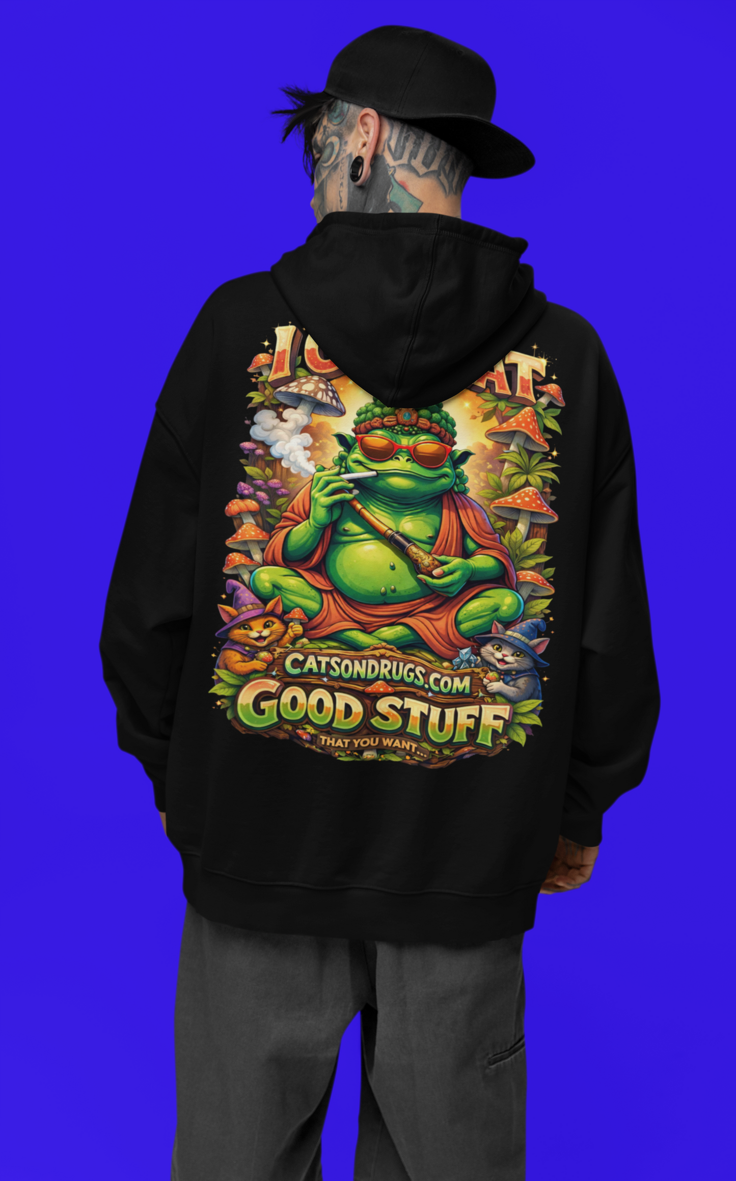 Psychedelic Hoodie | Trippy Frog