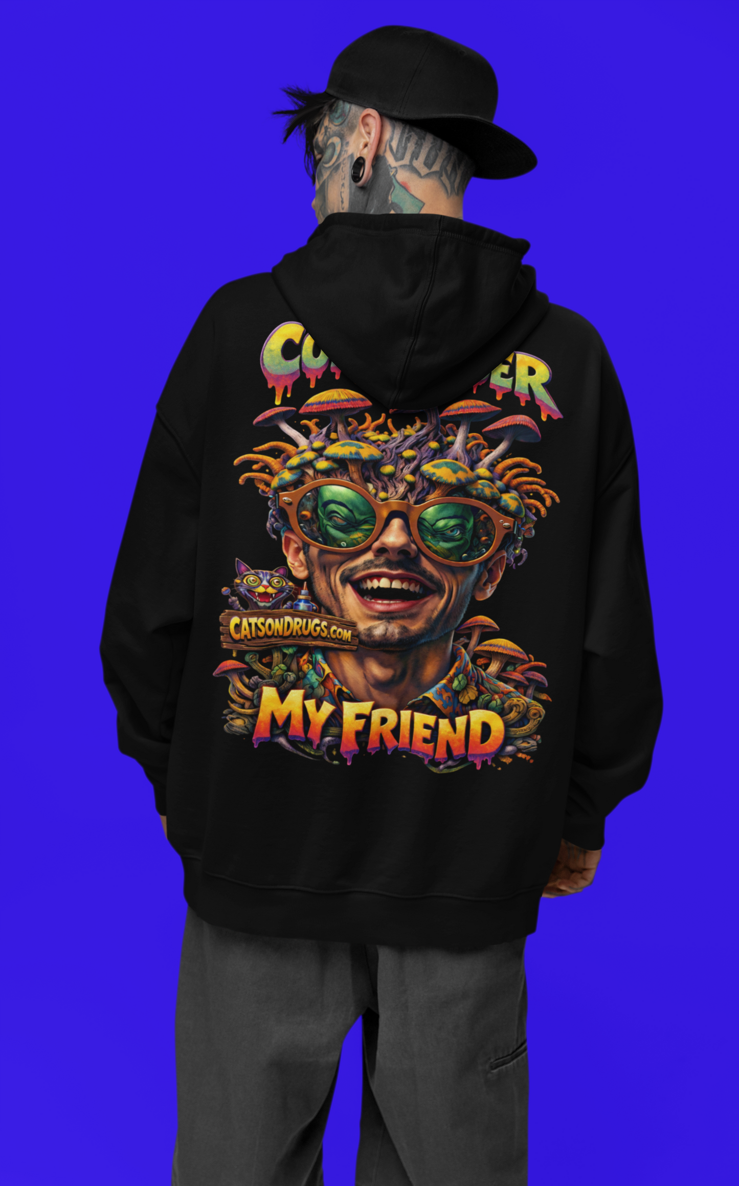 Trippy Hoodie | Come Closer My Friend
