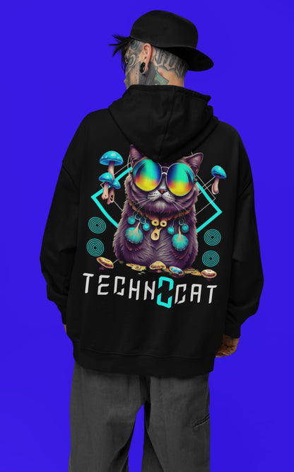 Diamond Techno Cat | Sudadera EDM