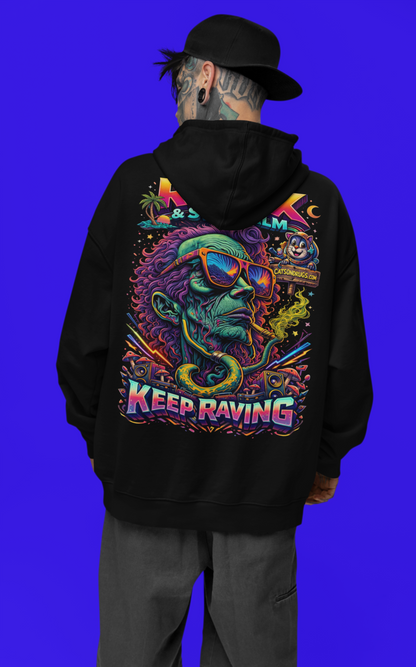 Techno Hoodie | Stay Calm & Keep Raving