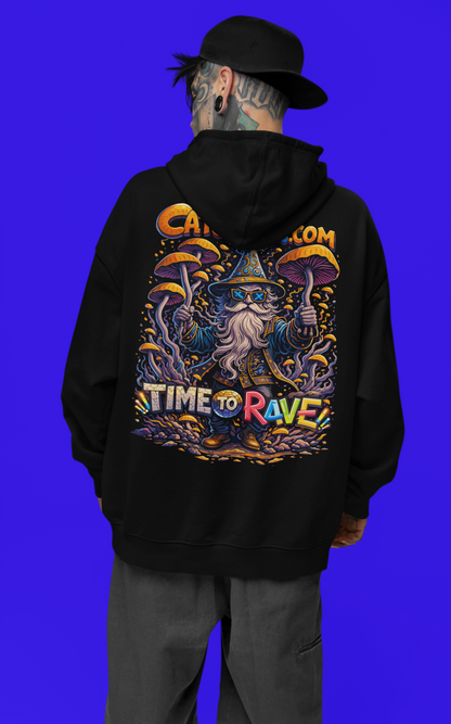 Trance Hoodie | Time to Rave Wizard