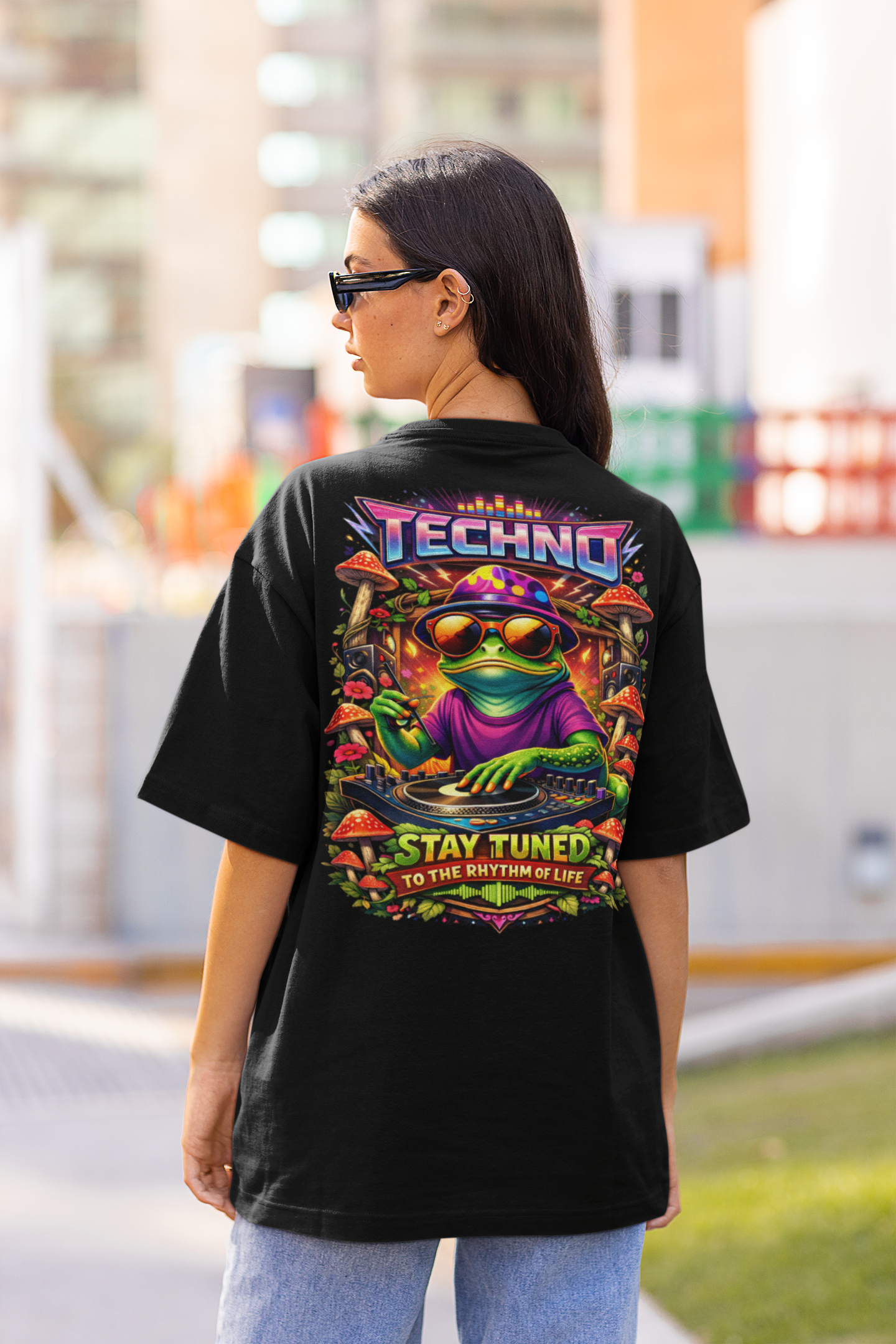 Psychedelic T-Shirt | Techno Frog