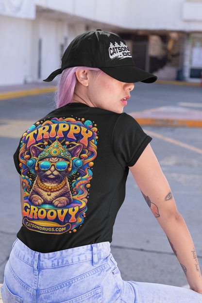 Psychedelic T-Shirt | Trippy & Groovy Cat