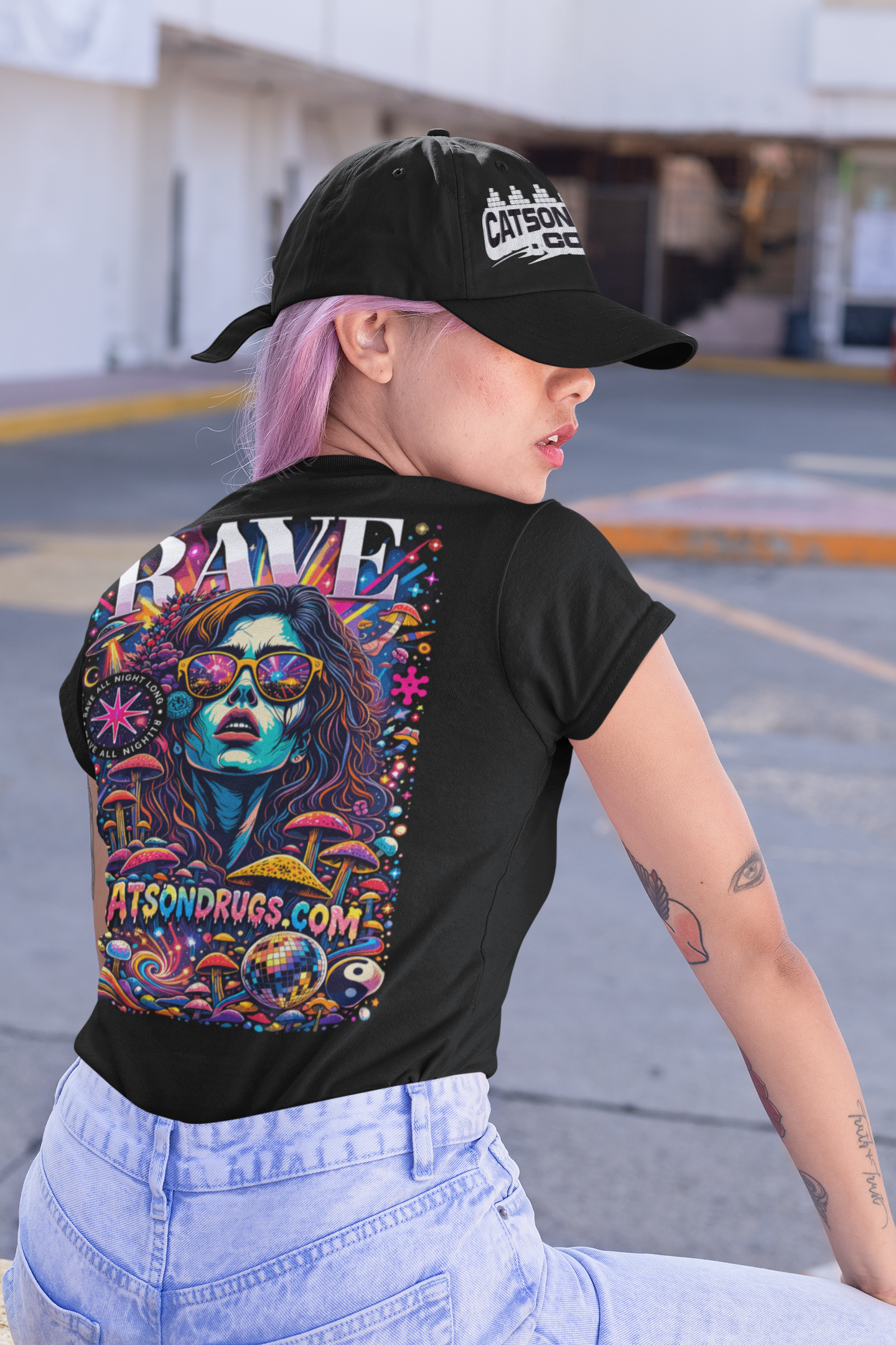 Rave Fashion | Rave Cover Girl T-Shirt