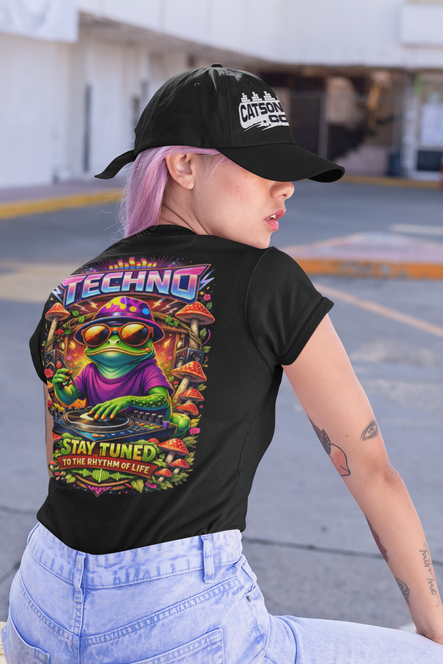 Psychedelic T-Shirt | Techno Frog