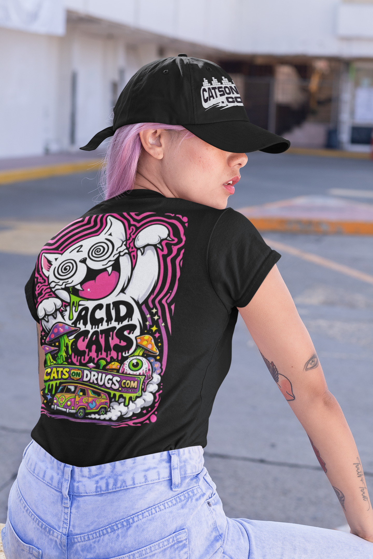 Acid Cat | Psychedelic T-Shirt