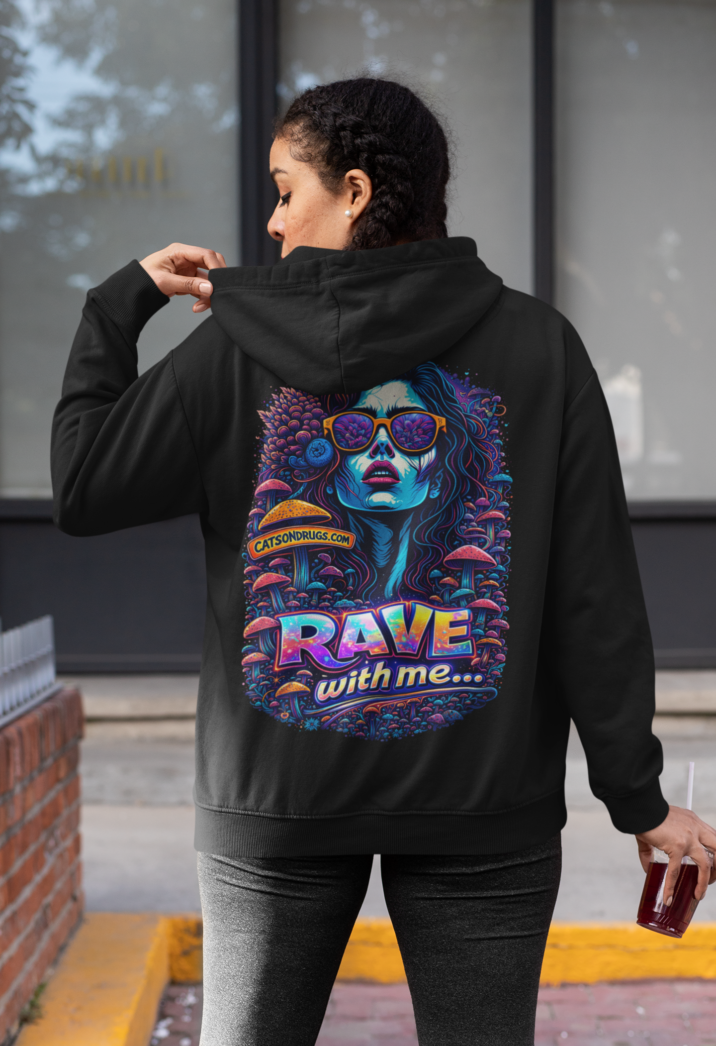 Rave Cover Girl | EDM Hoodie
