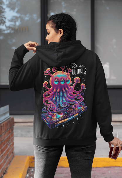 Trippy Hoodie | Rave Octopus