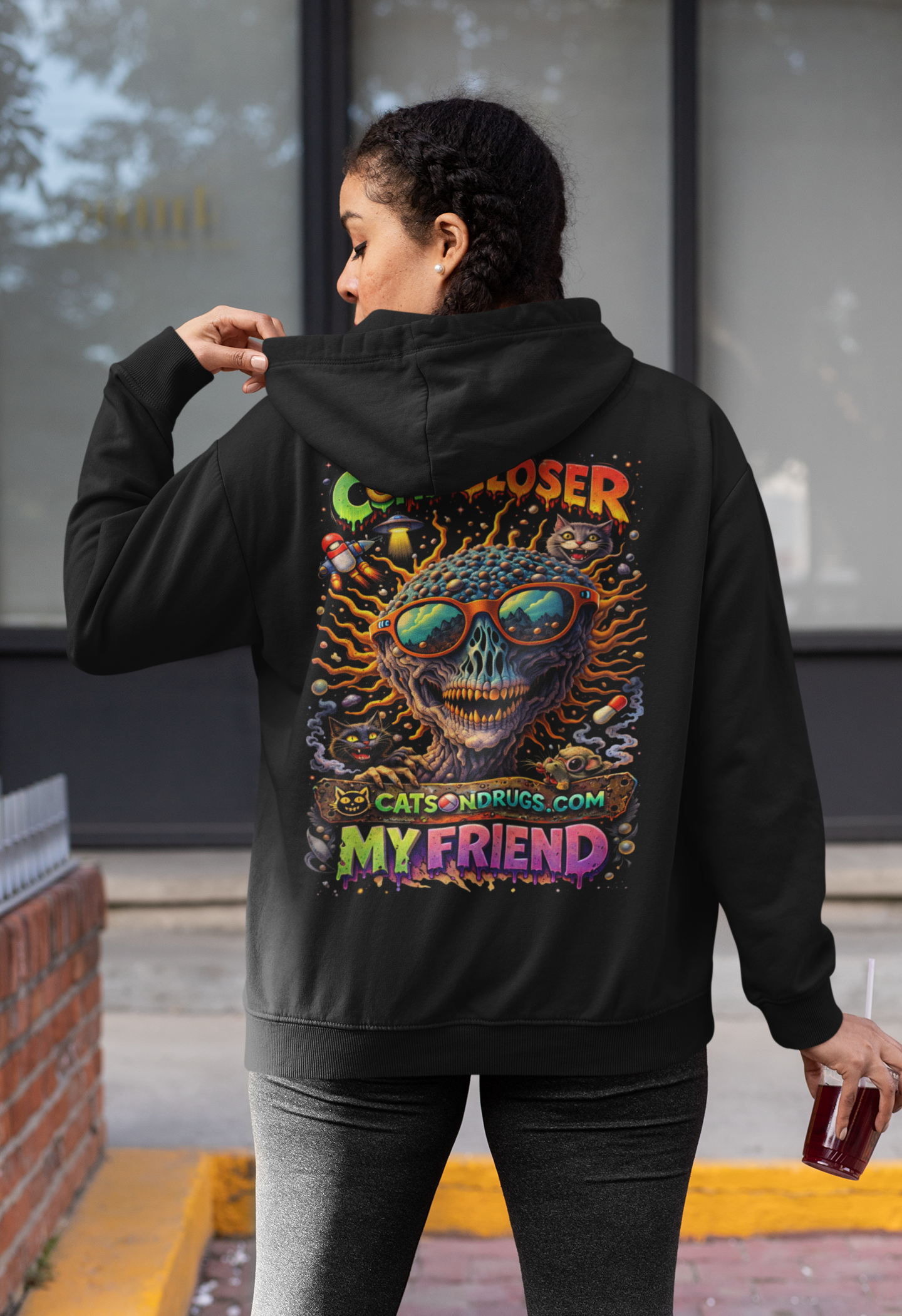 Psychedelic Hoodie | Come Closer My Friend