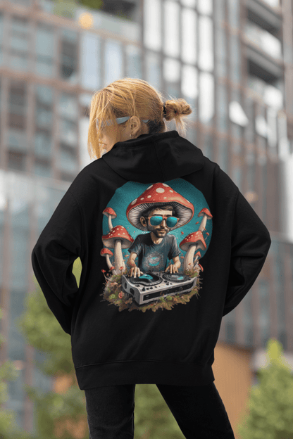 Trippy Hoodie | Psychedelic Mushroom DJ