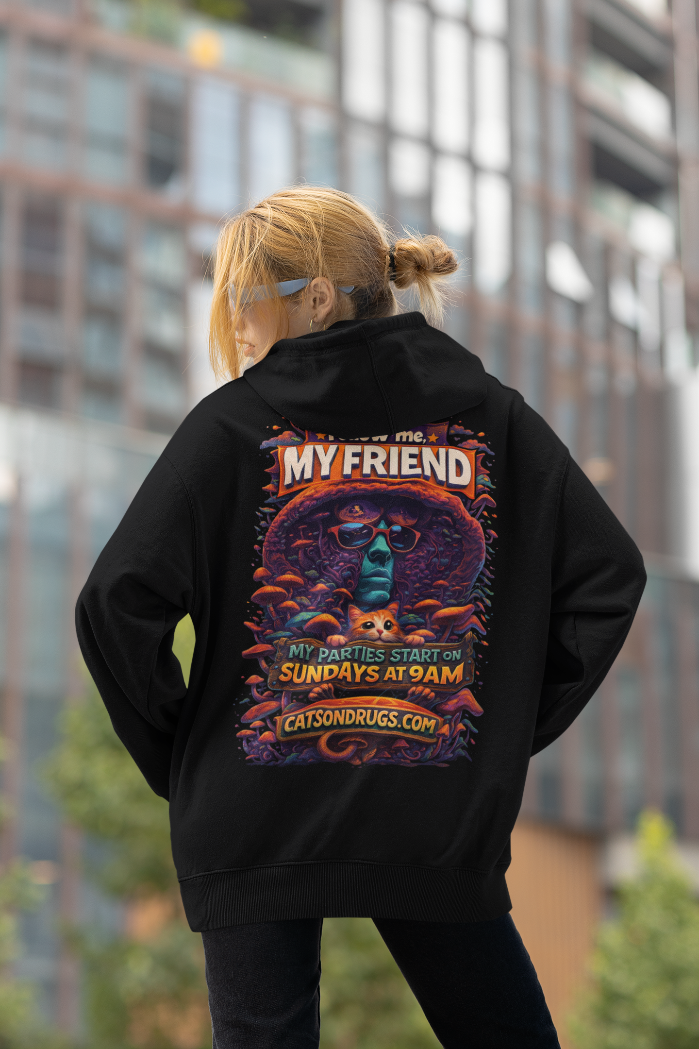 Follow Me Organism | Psychedelic Hoodie