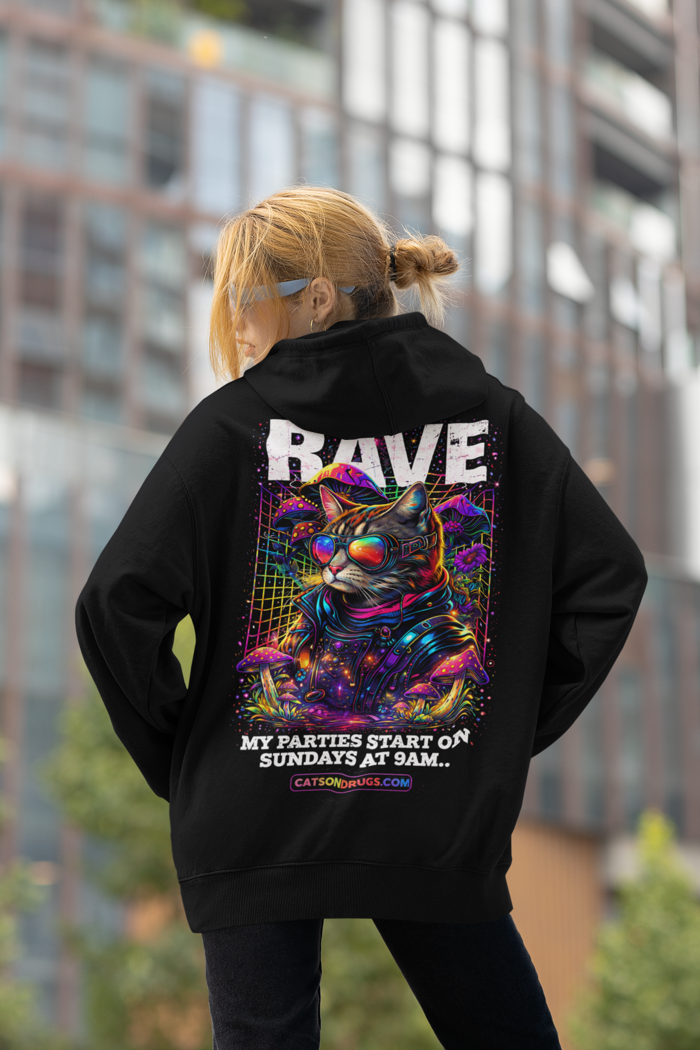 Rave Cat | Underground Hoodie