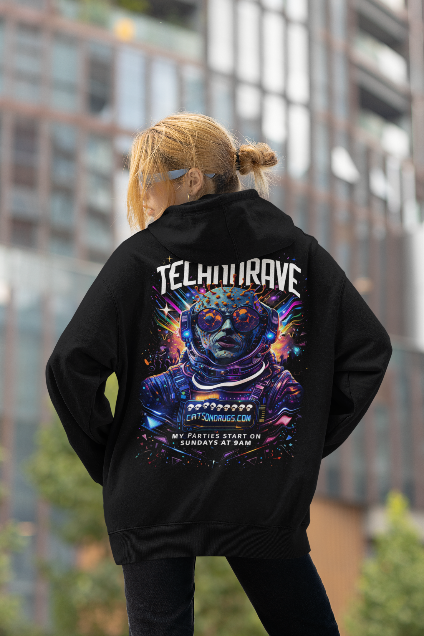 Underground Hoodie | Technorave Organism